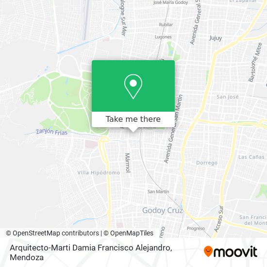 Arquitecto-Marti Damia Francisco Alejandro map