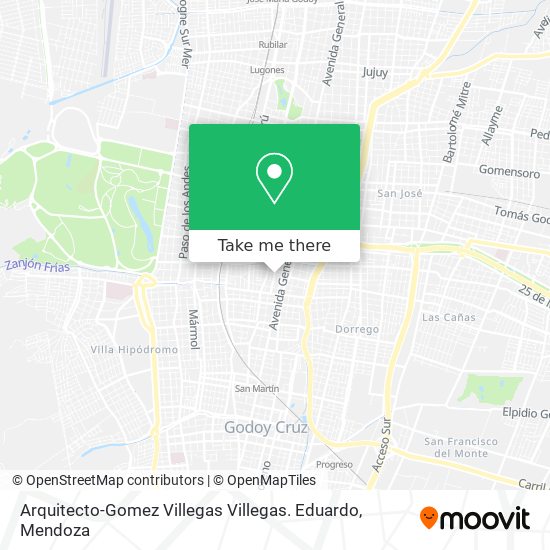 Arquitecto-Gomez Villegas Villegas. Eduardo map
