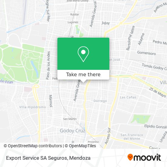 Export Service SA Seguros map