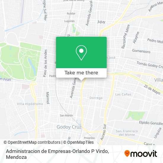 Administracion de Empresas-Orlando P Virdo map