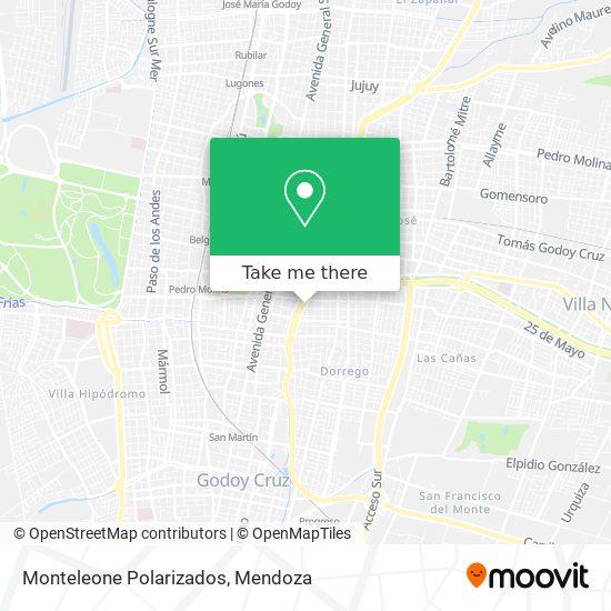 Monteleone Polarizados map