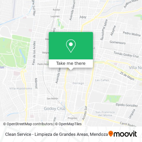 Clean Service - Limpieza de Grandes Areas map