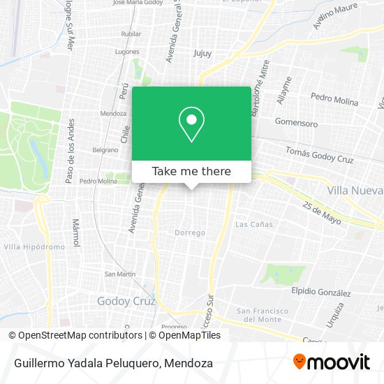Guillermo Yadala Peluquero map