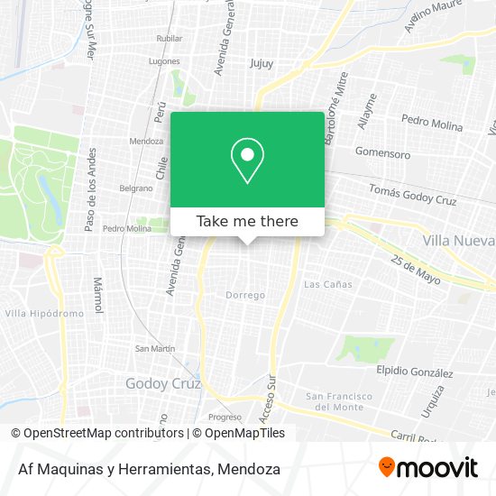 Mapa de Af Maquinas y Herramientas