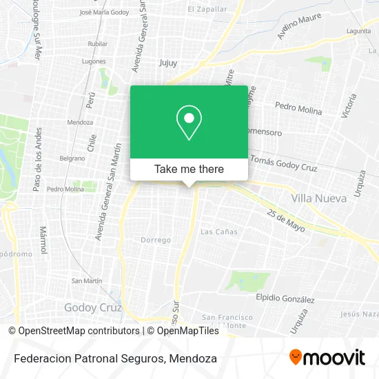 Federacion Patronal Seguros map