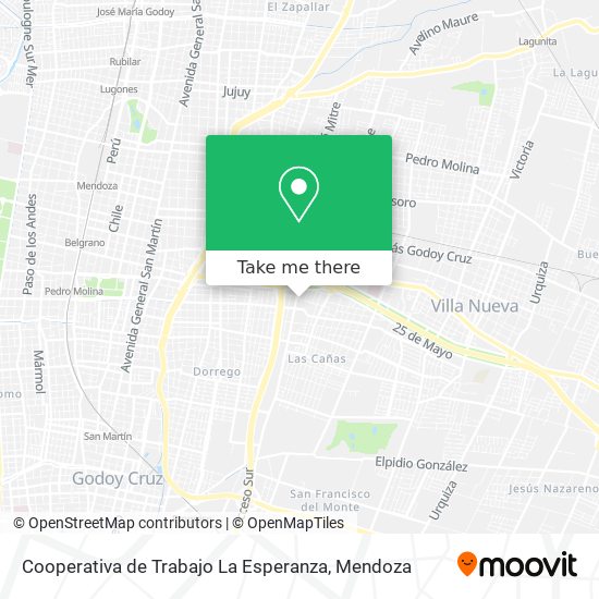 Cooperativa de Trabajo La Esperanza map