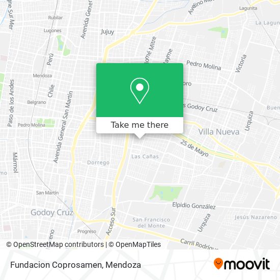 Mapa de Fundacion Coprosamen