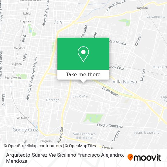 Mapa de Arquitecto-Suarez Vie Siciliano Francisco Alejandro