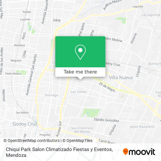 Chiqui Park Salon Climatizado Fiestas y Eventos map