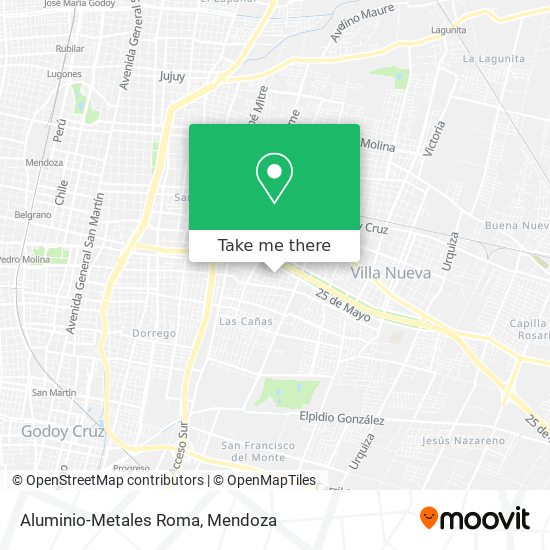 Mapa de Aluminio-Metales Roma