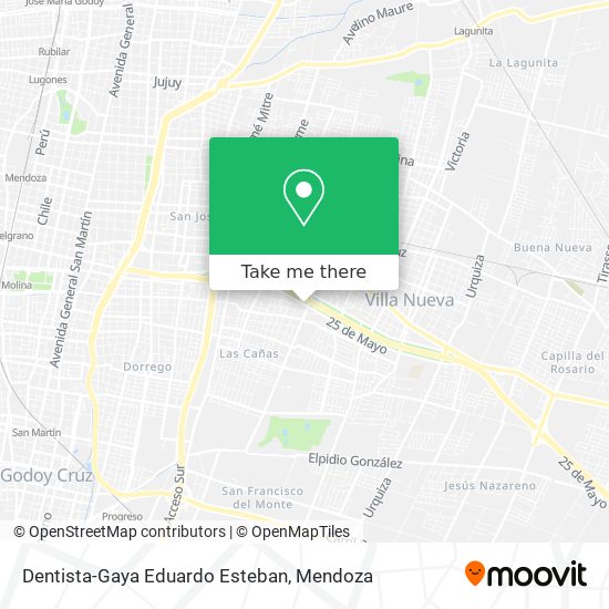 Dentista-Gaya Eduardo Esteban map