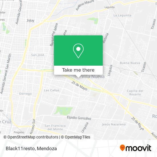 Mapa de Black11resto