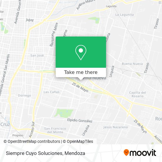 Siempre Cuyo Soluciones map