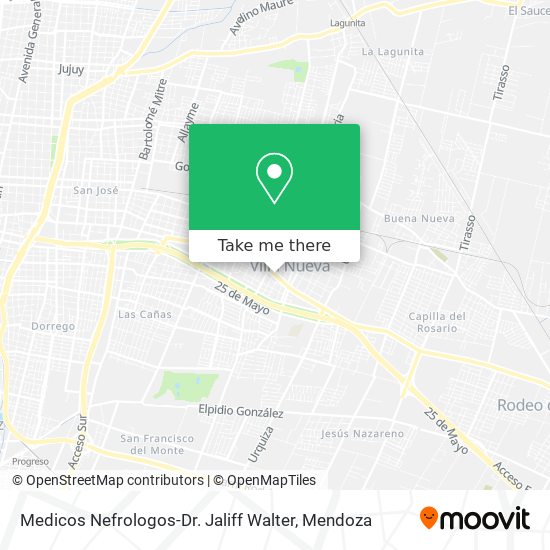 Mapa de Medicos Nefrologos-Dr. Jaliff Walter