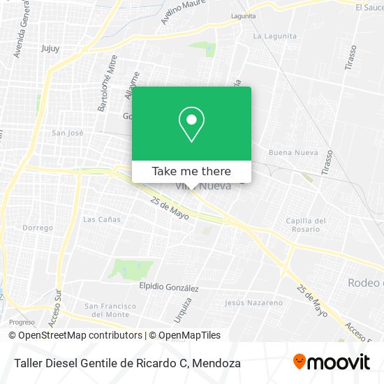 Taller Diesel Gentile de Ricardo C map