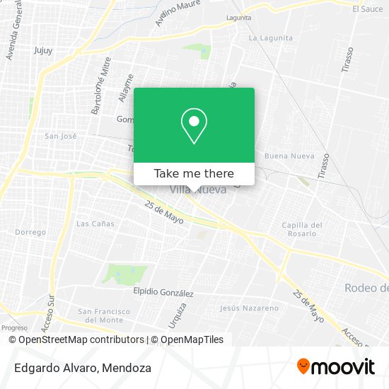 Edgardo Alvaro map