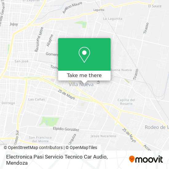 Mapa de Electronica Pasi Servicio Tecnico Car Audio