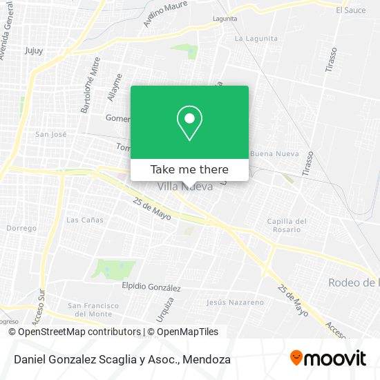 Daniel Gonzalez Scaglia y Asoc. map