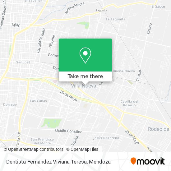 Mapa de Dentista-Fernández Viviana Teresa