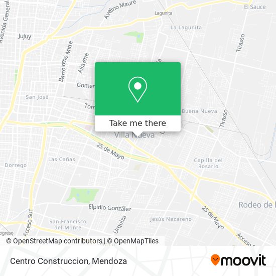 Centro Construccion map