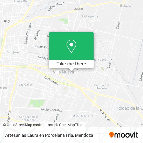 Artesanias Laura en Porcelana Fria map