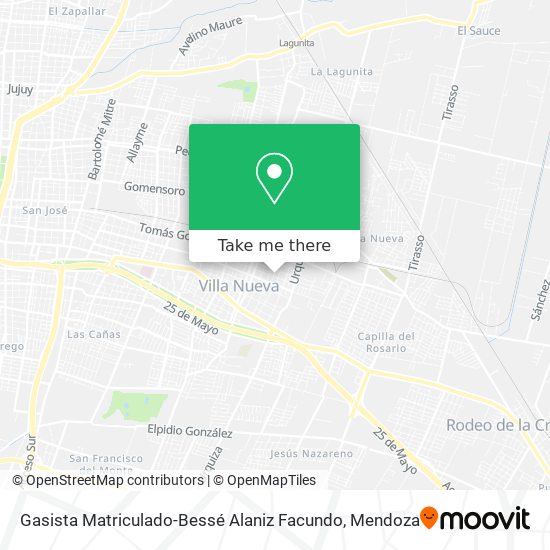Mapa de Gasista Matriculado-Bessé Alaniz Facundo