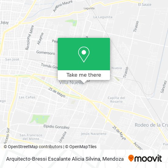 Mapa de Arquitecto-Bressi Escalante Alicia Silvina