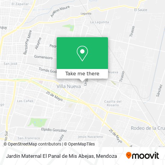 Jardín Maternal El Panal de Mis Abejas map