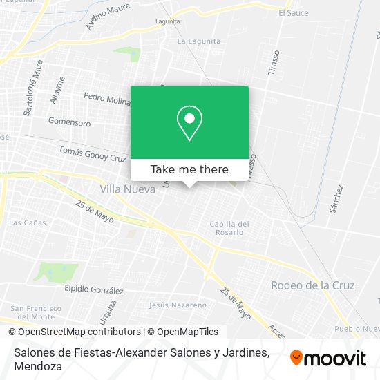Salones de Fiestas-Alexander Salones y Jardines map