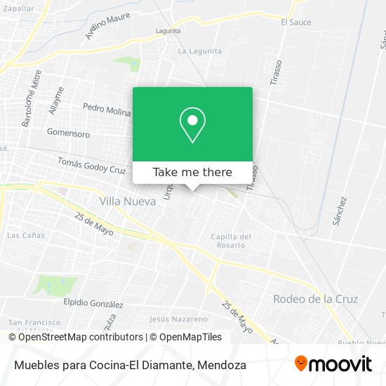 Muebles para Cocina-El Diamante map