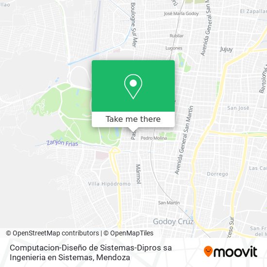 Mapa de Computacion-Diseño de Sistemas-Dipros sa Ingenieria en Sistemas