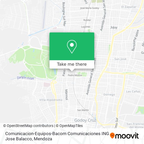 Mapa de Comunicacion-Equipos-Bacom Comunicaciones ING Jose Balacco