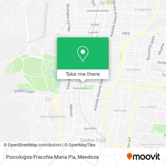 Psicologos-Fracchia Maria Pia map