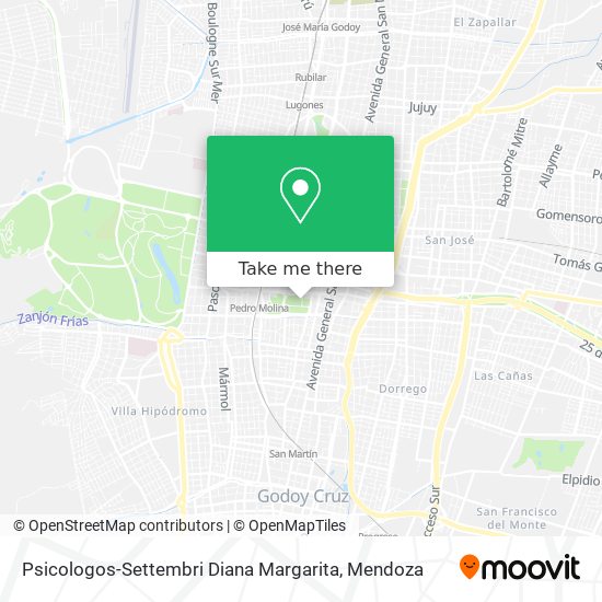 Psicologos-Settembri Diana Margarita map