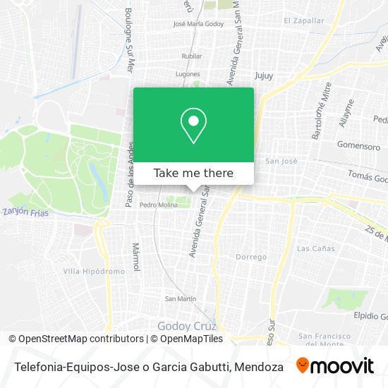 Telefonia-Equipos-Jose o Garcia Gabutti map