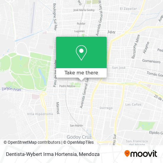 Dentista-Wybert Irma Hortensia map