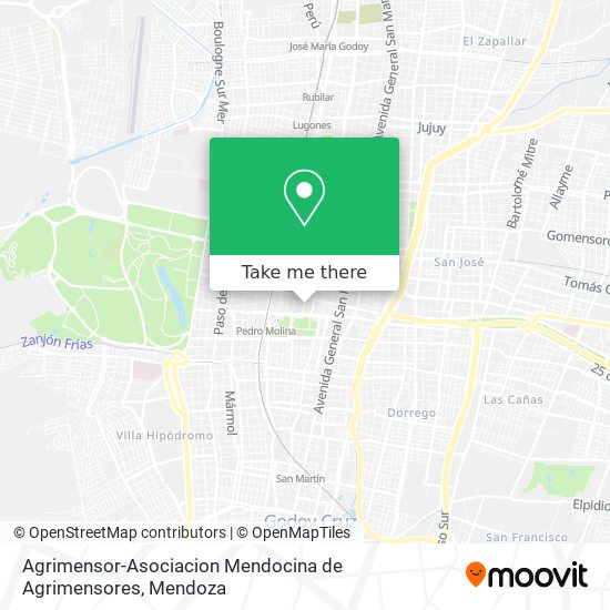 Mapa de Agrimensor-Asociacion Mendocina de Agrimensores