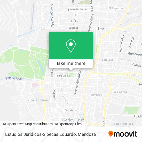 Estudios Juridicos-Sibecas Eduardo map