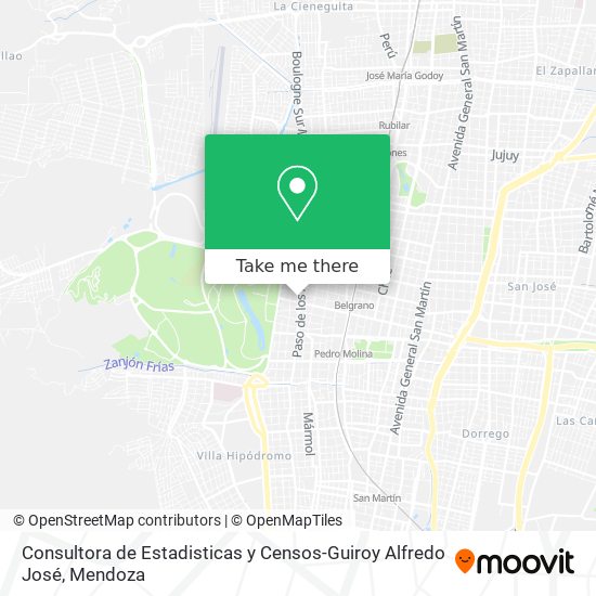 Mapa de Consultora de Estadisticas y Censos-Guiroy Alfredo José