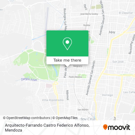 Mapa de Arquitecto-Farrando Castro Federico Alfonso
