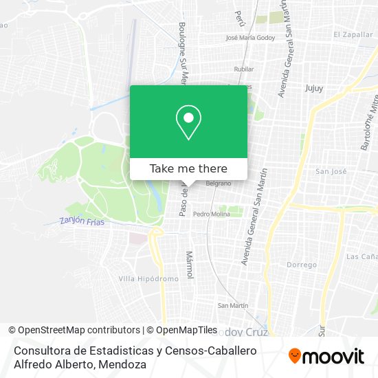 Consultora de Estadisticas y Censos-Caballero Alfredo Alberto map