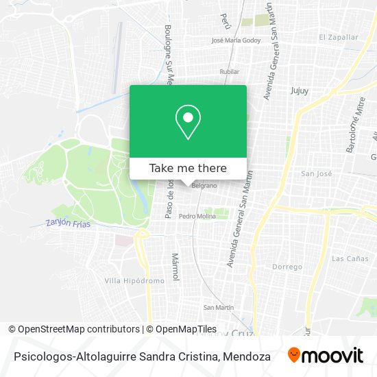 Psicologos-Altolaguirre Sandra Cristina map