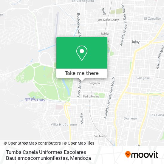Tumba Canela Uniformes Escolares Bautismoscomunionfiestas map