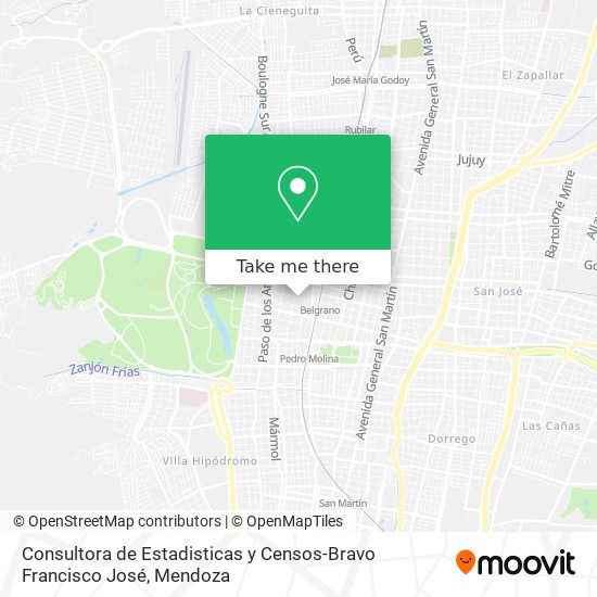 Consultora de Estadisticas y Censos-Bravo Francisco José map