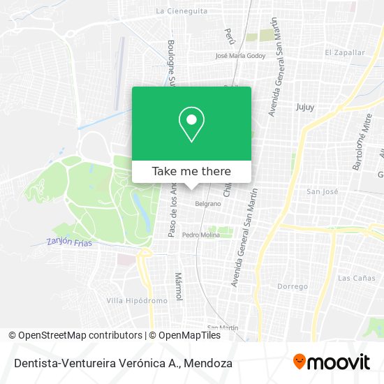 Dentista-Ventureira Verónica A. map