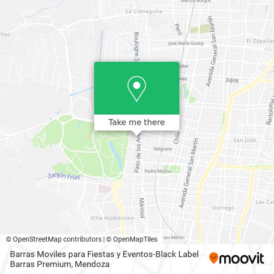 Barras Moviles para Fiestas y Eventos-Black Label Barras Premium map