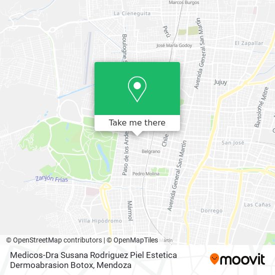 Medicos-Dra Susana Rodriguez Piel Estetica Dermoabrasion Botox map