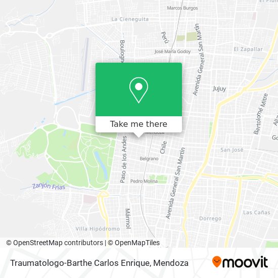 Traumatologo-Barthe Carlos Enrique map