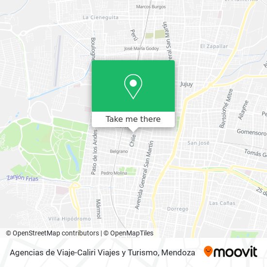 Agencias de Viaje-Caliri Viajes y Turismo map