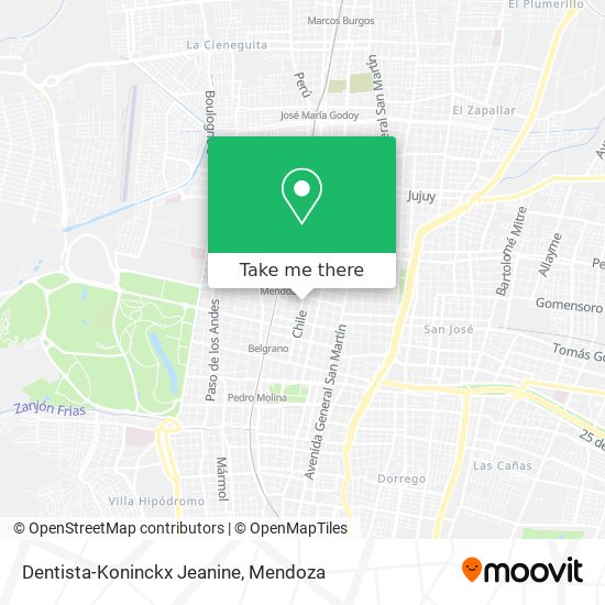 Mapa de Dentista-Koninckx Jeanine
